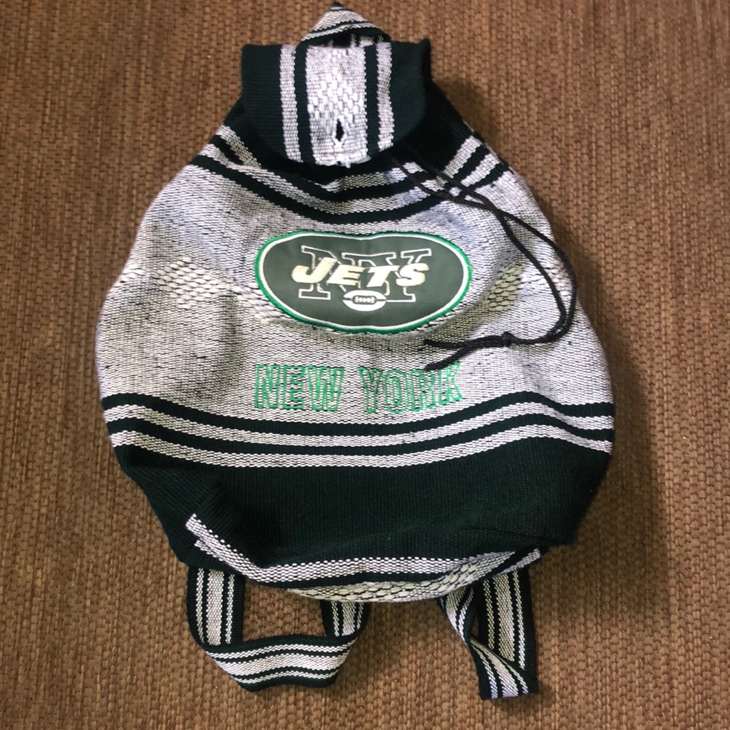 Brand New Jets Ny Fabric Backpack